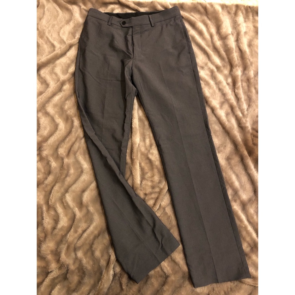 Apt. 9 Gray Extra Slim Fit Dress Slacks 30X32